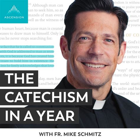 2 days ago · A podcast that guides you through the entire Catechism of the Catholic Church in 365 episodes, providing explanation, insight, and encouragement along the way. Follow a reading plan inspired by Ascension’s Foundations of Faith approach, a color-coded approach that reveals the structure of the Catechism and makes it easier to read and understand. 